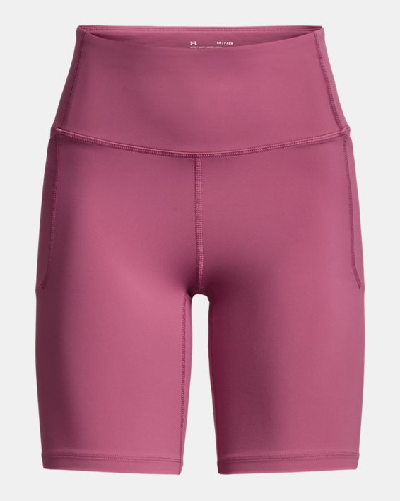 Women's UA Meridian Bike Shorts, Pink, pdpMainDesktop image number 4